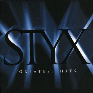 the album cover for Styx - STYX / Greatest Hits: Time Stands Still When It Sounds