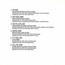 Load image into Gallery viewer, Buddy Holly &amp; The Crickets (2) : The "Chirping" Crickets (CD, Album, RE, San)
