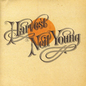 the album cover for Neil Young - Harvest