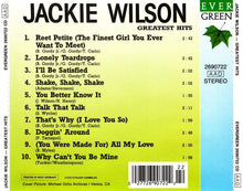 Load image into Gallery viewer, Jackie Wilson : Greatest Hits (CD, Comp, RE)
