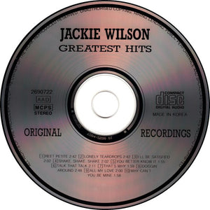 Jackie Wilson : Greatest Hits (CD, Comp, RE)