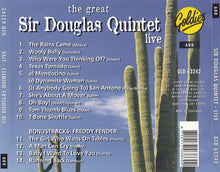 Load image into Gallery viewer, Sir Douglas Quintet / Freddy Fender (2) : The Great Sir Douglas Quintet Live (CD, Comp)
