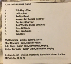 Fragile Gang : For Esme (CD, Album)