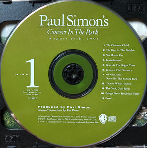 Paul Simon : Paul Simon's Concert In The Park (2xCD, Album, RP)