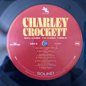 Charley Crockett : Welcome To Hard Times (LP, Album)