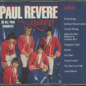 Paul Revere & The Raiders : 36 All-Time Favorites - 3 CD Set (3xCD, Comp)