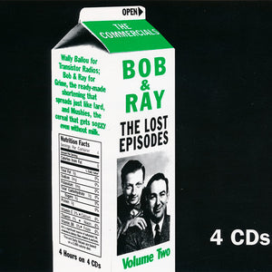 Bob & Ray* : The Lost Episodes, Volume Two - The Commercials (4xCD, Comp, RE)