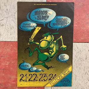 Moody Blues at Fillmore West - 1968 (Postcard)