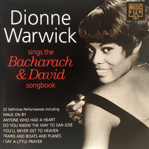 Dionne Warwick : Dionne Warwick Sings The Bacharach & David Songbook (CD, Comp)