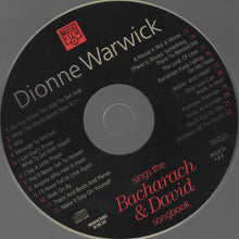 Load image into Gallery viewer, Dionne Warwick : Dionne Warwick Sings The Bacharach &amp; David Songbook (CD, Comp)
