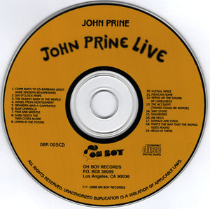 John Prine : John Prine Live (CD, Album)