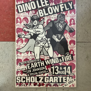 Dino Lee and Blowfly at Scholz Garten (Poster)
