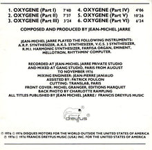 Load image into Gallery viewer, Jean Michel Jarre* : Oxygène (CD, Album, RP)
