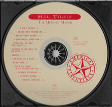 Load image into Gallery viewer, Mel Tillis : The Memory Maker (CD, Comp)
