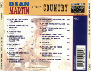 Dean Martin : Dean Martin Sings Country (CD, Comp)