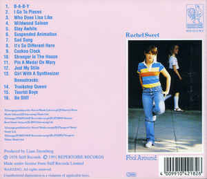 Rachel Sweet : Fool Around (CD, Album, RE)