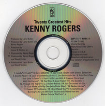 Load image into Gallery viewer, Kenny Rogers : Twenty Greatest Hits (CD, Comp, RE)
