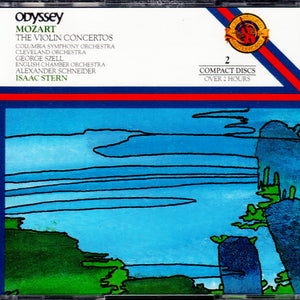 Mozart* - Isaac Stern, Columbia Symphony Orchestra, Cleveland Orchestra*, George Szell, English Chamber Orchestra, Alexander Schneider : The Violin Concertos (2xCD, Comp, RE)