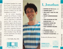 Load image into Gallery viewer, Jonathan Richman : I, Jonathan (CD, Album)
