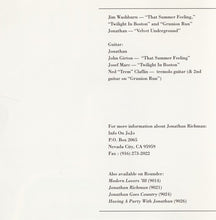 Load image into Gallery viewer, Jonathan Richman : I, Jonathan (CD, Album)

