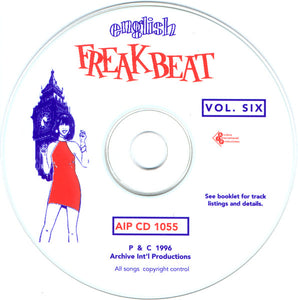 Various : English Freakbeat Vol. 6 (CD, Comp, RE, Unofficial)