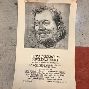 Roky Erickson's Birthday Party at La Zona Rosa - 1993 (Poster)