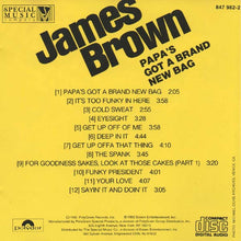 Load image into Gallery viewer, James Brown : Papa&#39;s Got A Brand New Bag (CD, Comp)
