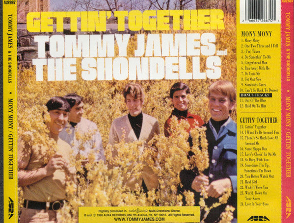 Buy Tommy James & The Shondells : Mony Mony / Gettin' Together (CD ...