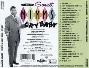 Garnet Mimms : The Best Of Garnet Mimms - Cry Baby (CD, Comp)