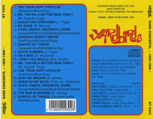 The Yardbirds : Rare Concerts 1965 - 1968 (CD, Comp)