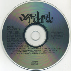 The Yardbirds : Rare Concerts 1965 - 1968 (CD, Comp)