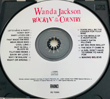 Load image into Gallery viewer, Wanda Jackson : Rockin&#39; In The Country (CD, Comp)
