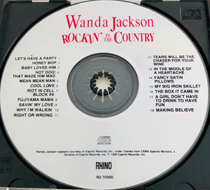 Wanda Jackson : Rockin' In The Country (CD, Comp)