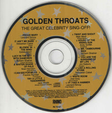 Load image into Gallery viewer, Various : Golden Throats: The Great Celebrity Sing-Off! (CD, Comp, RE, RM)
