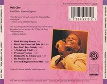 Load image into Gallery viewer, Otis Clay : Soul Man: Live In Japan (CD, Album, RE)
