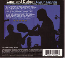 Load image into Gallery viewer, Leonard Cohen : Live In London (2xCD, Album)
