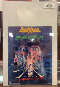 Dokken "Dream Warriors" autographed sheet music