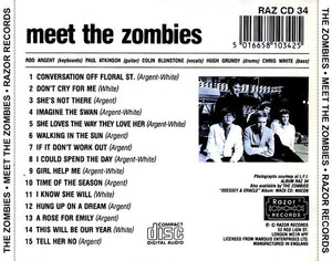 The Zombies : Meet The Zombies! (CD, Comp, Mono)