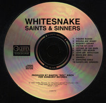 Load image into Gallery viewer, Whitesnake : Saints &amp; Sinners (CD, Album, RE, RM, UNI)
