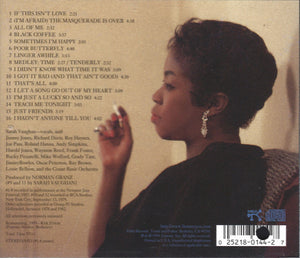 Sarah Vaughan : Linger Awhile: Live At Newport And More (CD, Mono, Promo, RM)