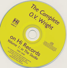 Load image into Gallery viewer, O.V. Wright : The Complete O.V. Wright On Hi Records, Volume 1: In The Studio (2xCD, Comp)
