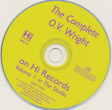 Load image into Gallery viewer, O.V. Wright : The Complete O.V. Wright On Hi Records, Volume 1: In The Studio (2xCD, Comp)
