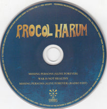 Load image into Gallery viewer, Procol Harum : Missing Persons (Alive Forever) (CD, Single)
