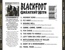 Load image into Gallery viewer, Blackfoot (3) : Greatest Hits (CD, Comp, RE, RP)
