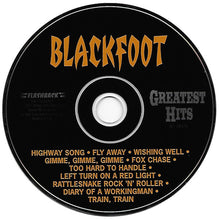 Load image into Gallery viewer, Blackfoot (3) : Greatest Hits (CD, Comp, RE, RP)
