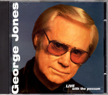 Load image into Gallery viewer, George Jones (2) : Live With The Possum (HDCD, Album, Promo)
