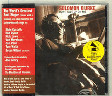 Load image into Gallery viewer, Solomon Burke : Don&#39;t Give Up On Me (CD, Album)
