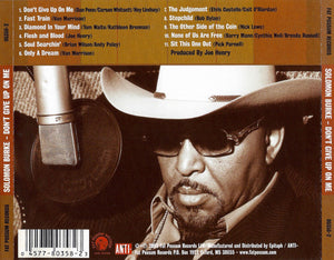 Solomon Burke : Don't Give Up On Me (CD, Album)