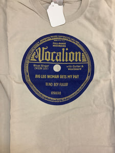 Blind Boy Fuller Vocalion T-Shirt