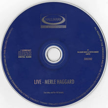 Load image into Gallery viewer, Merle Haggard : Live (CD, Album, RE)
